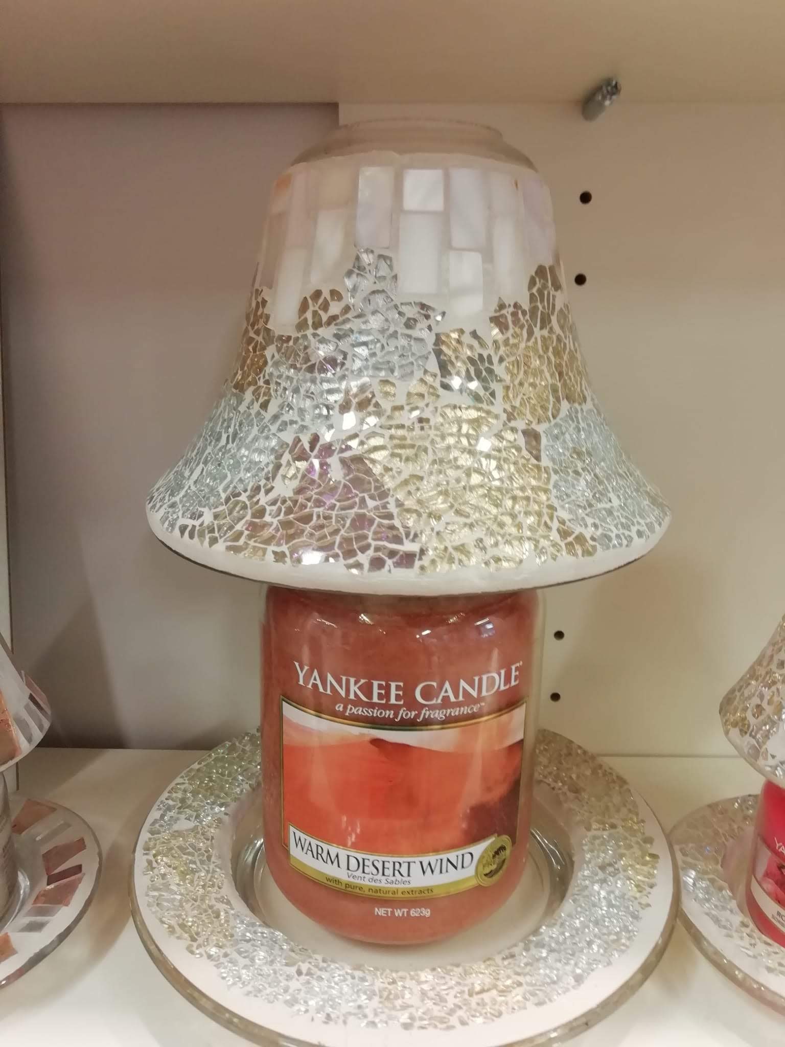 YANKEE CANDLE GOLD and Pearl Crackle bruciatore per tart EUR 17,95