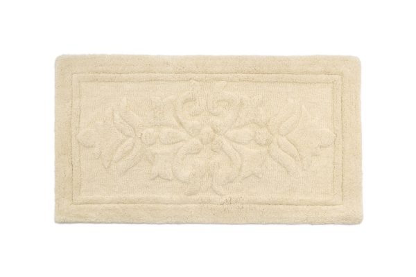 tappeto bagno arabesque burro