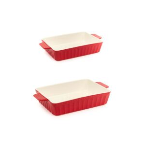 set 2 pirofile rosse new bone nuvole di stoffa