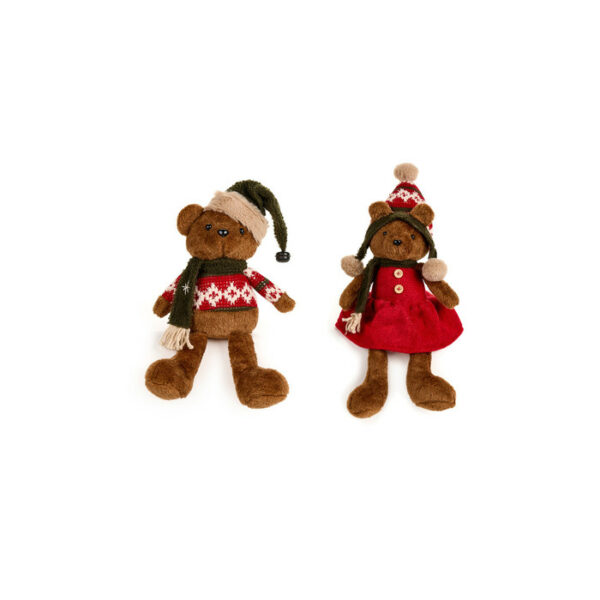 assortimento orsetti seduti lei e lui bear H 33/44 cm nuvole di stoffa